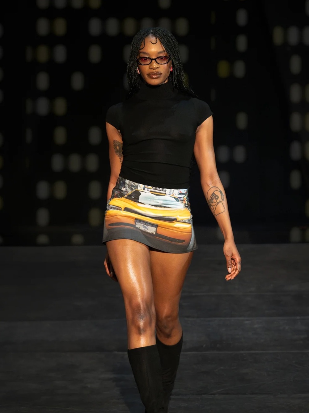 Tyler McGillivary Graphic Mini Skirt